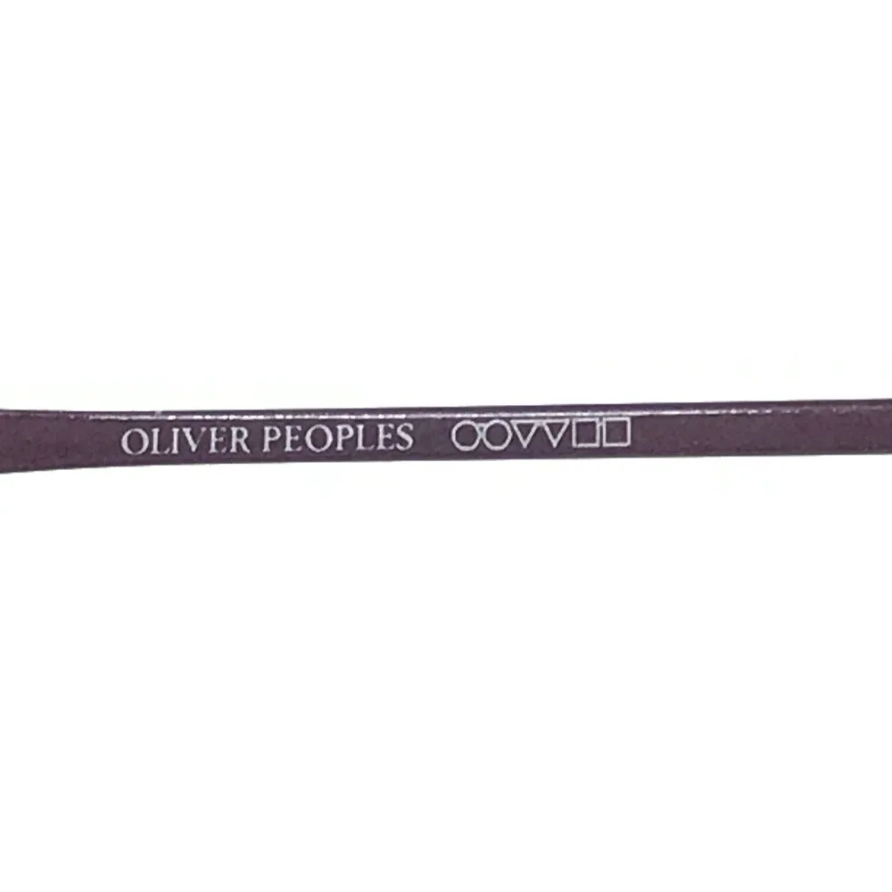 Oliver Peoples Eyeglasses Frames Doren V Purple Rectangle Wire Rim 51-17-135